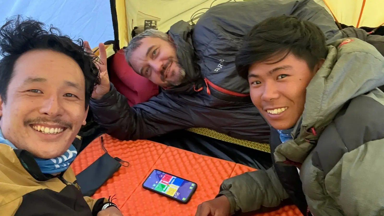 Chhuama IV Expedition Team Playing Ludo at Camp